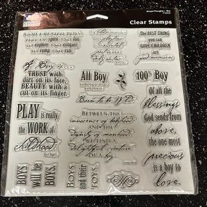 Fiskars Clear stamps